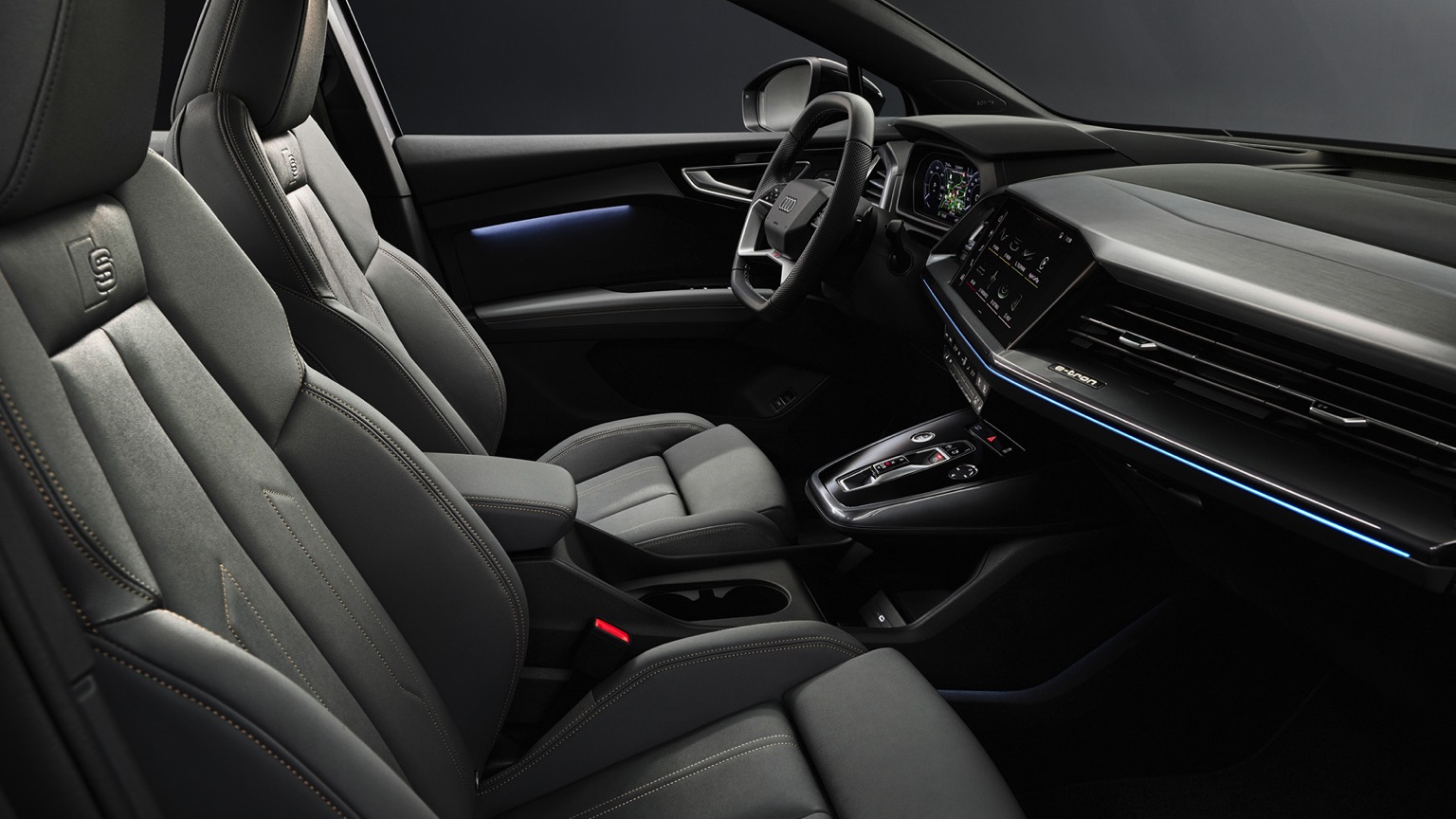 Audi Q4 e-tron Carro Elétrico Vista Interior