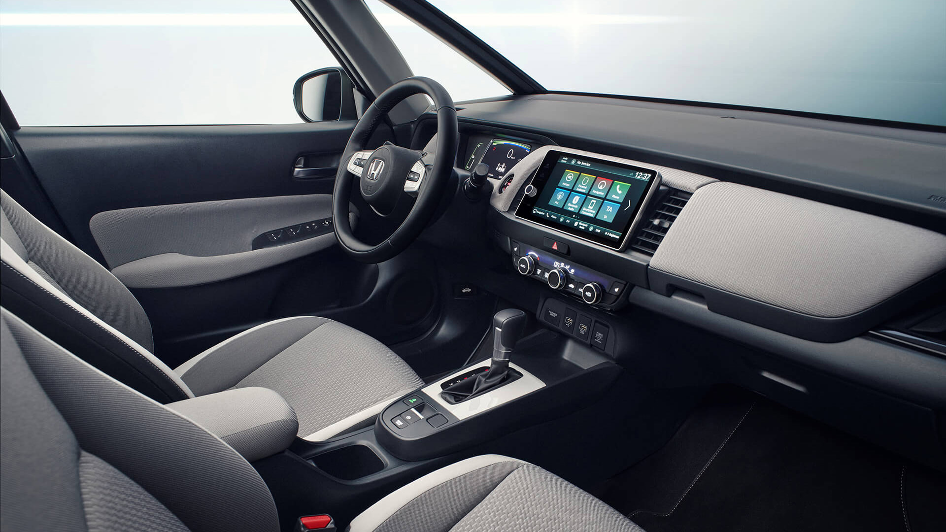 Honda Jazz Crosstar Hybrid Carro Híbrido Vista Interior
