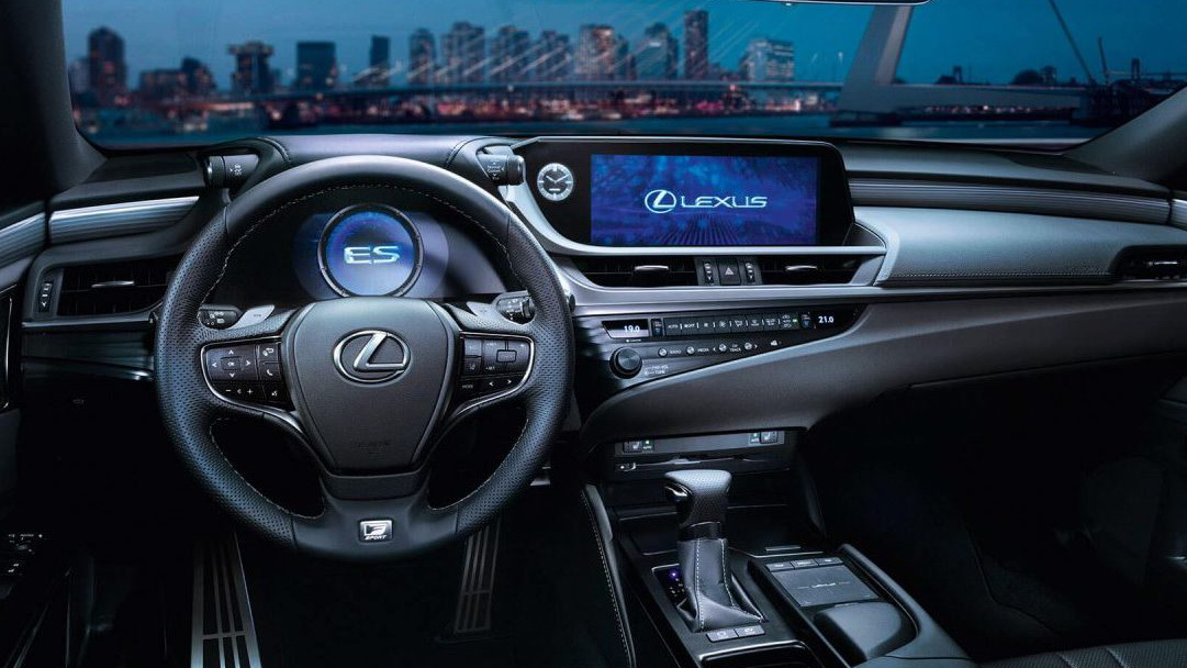 Lexus ES 300h Carro Híbrido Vista Interior 