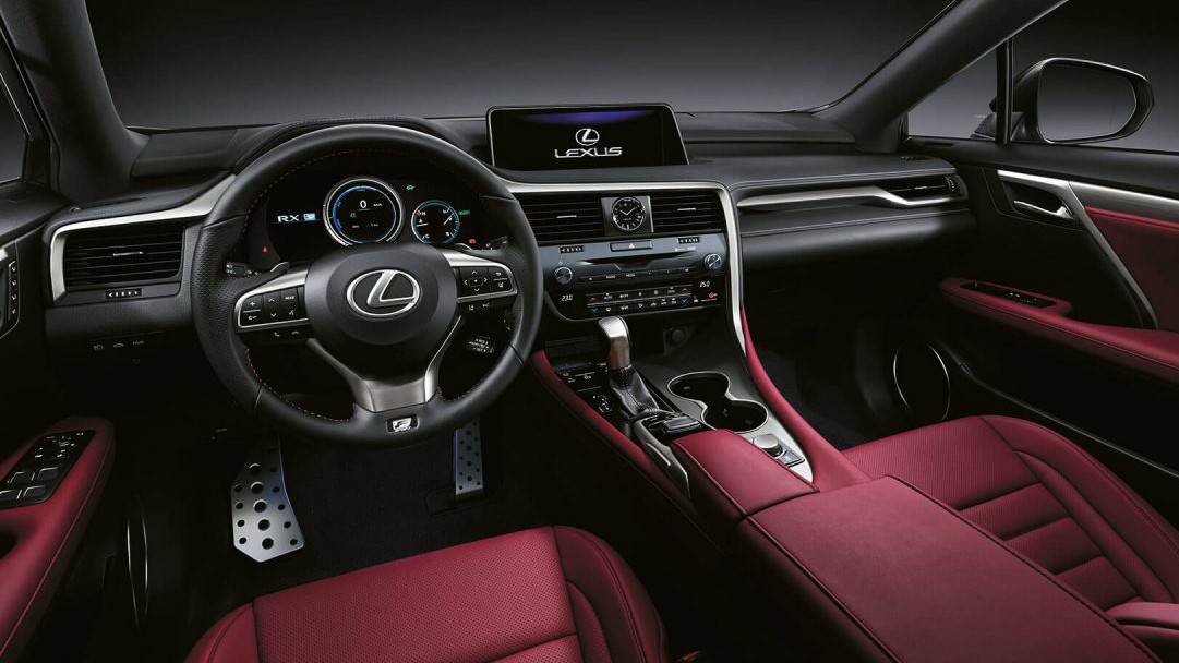 Lexus RX 450h Carro Híbrido Vista Interior
