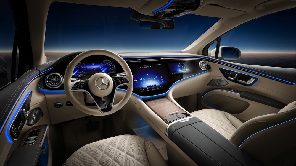 Mercedes-Benz EQS 450 4 MATIC SUV vista interior
