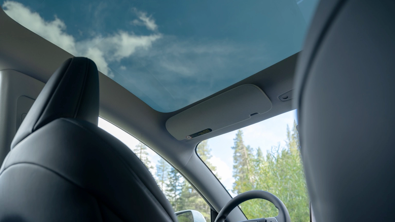 Tesla Model 3 Tração Traseira veículo elétrico vista interior e do tejadilho