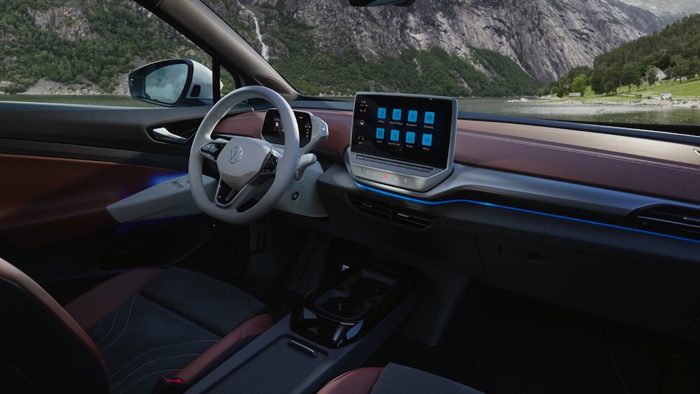Volkswagen ID.5 Pro Performance SUV elétrico vista interior 