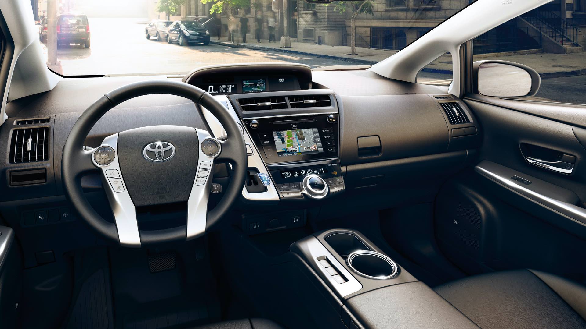 Toyota Prius+ Carro Híbrido Vista Interior